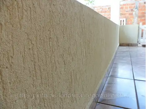 Aplicação de Grafiato na Vila Santos