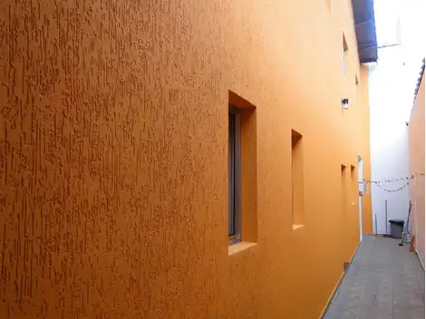 Aplicação de Grafiato  na Vila' Buarque