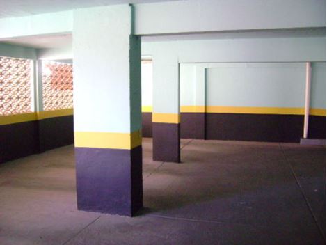 Pintura Interior de Garagens na Vila Marte