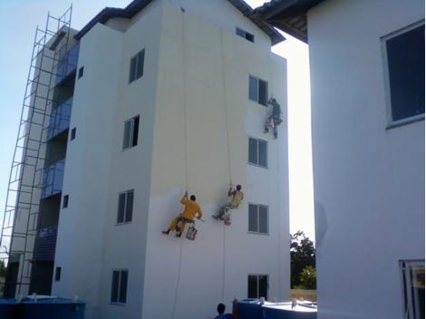 Pintura de Prédio  no Sítio Pedra Branca